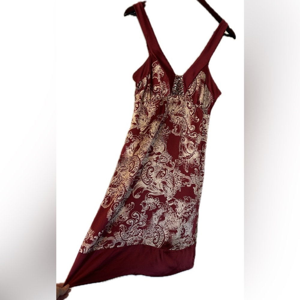 BCBG Maxazria, Silk Wine 🍷 Dress.